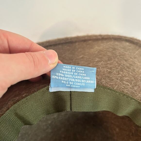 Nine West Wool Hat Brown - Picture 7 of 7